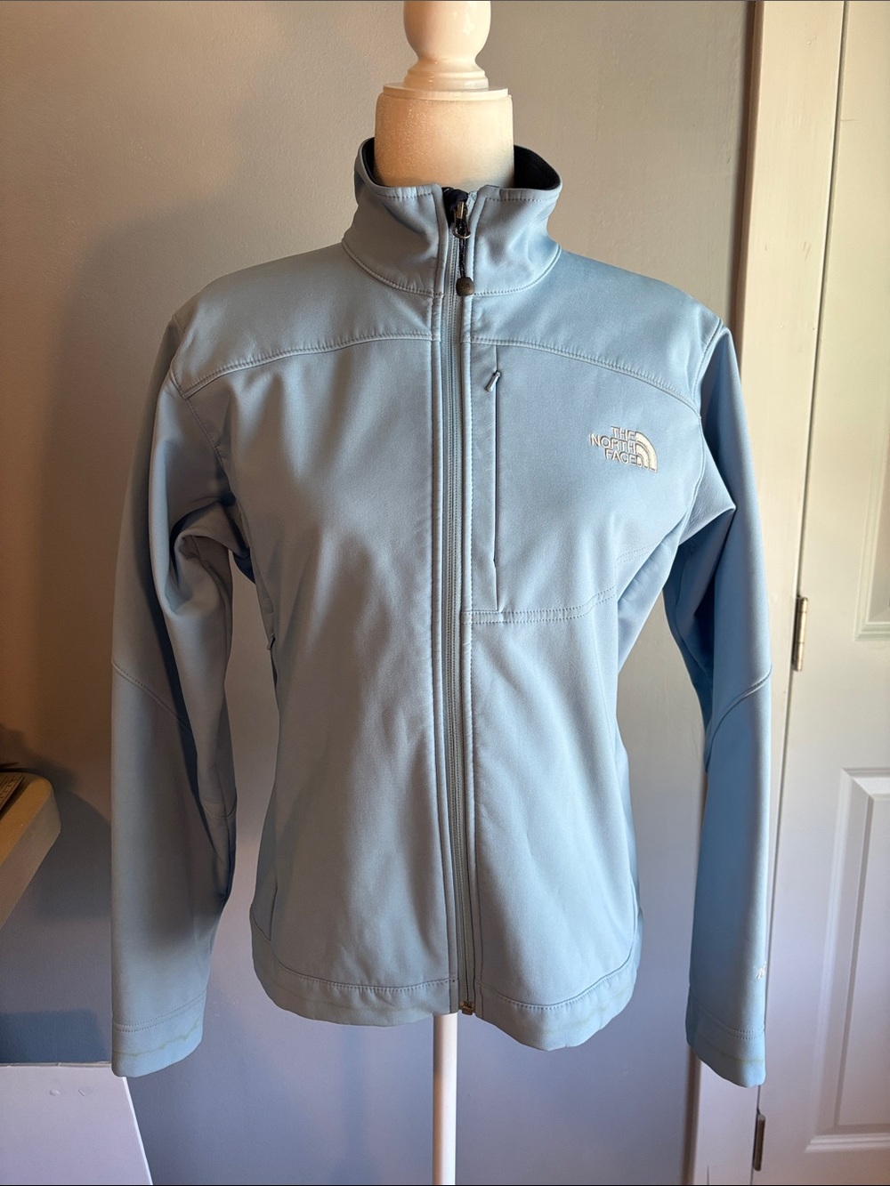 The North Face Women’s Pale Blue Softshell Utility Jacket
